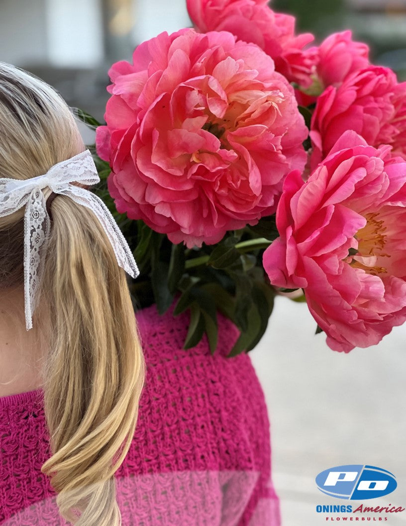 Peony: 20 Coral Sunset 5/8 eyes